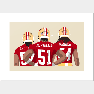 the lineback trio Posters and Art